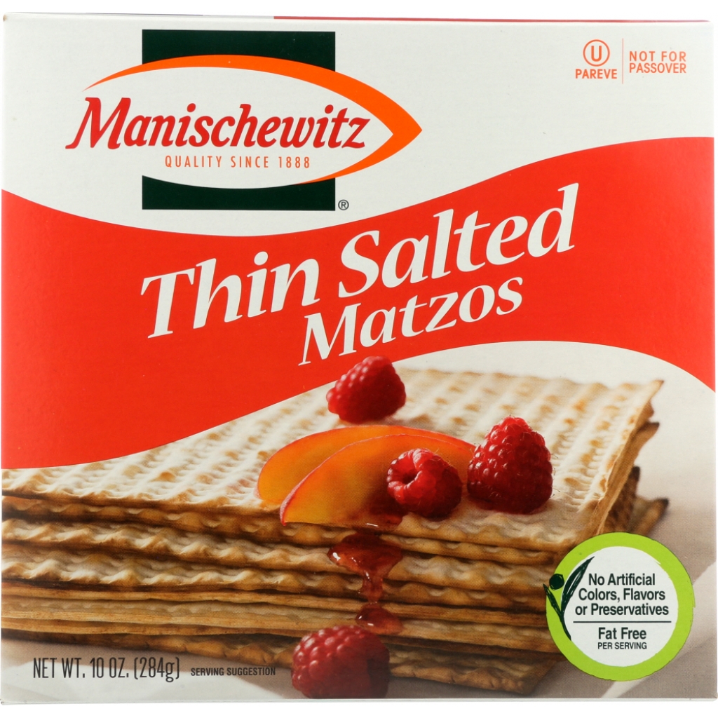 Thin Salted Matzo - 10 oz