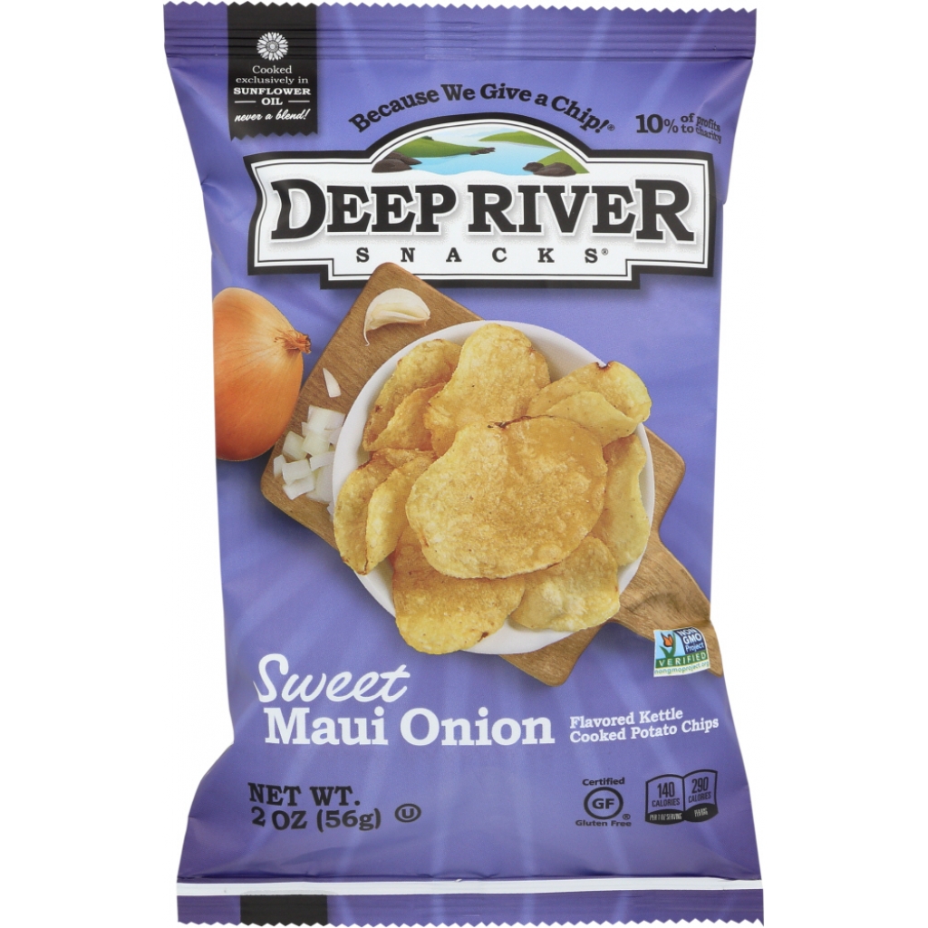 Sweet Maui Onion Kettle Cooked Potato Chips, 2 oz