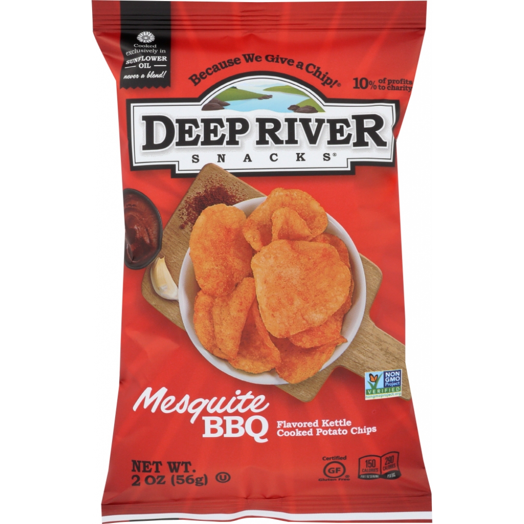 Mesquite BBQ Kettle Cooked Potato Chips, 2 oz