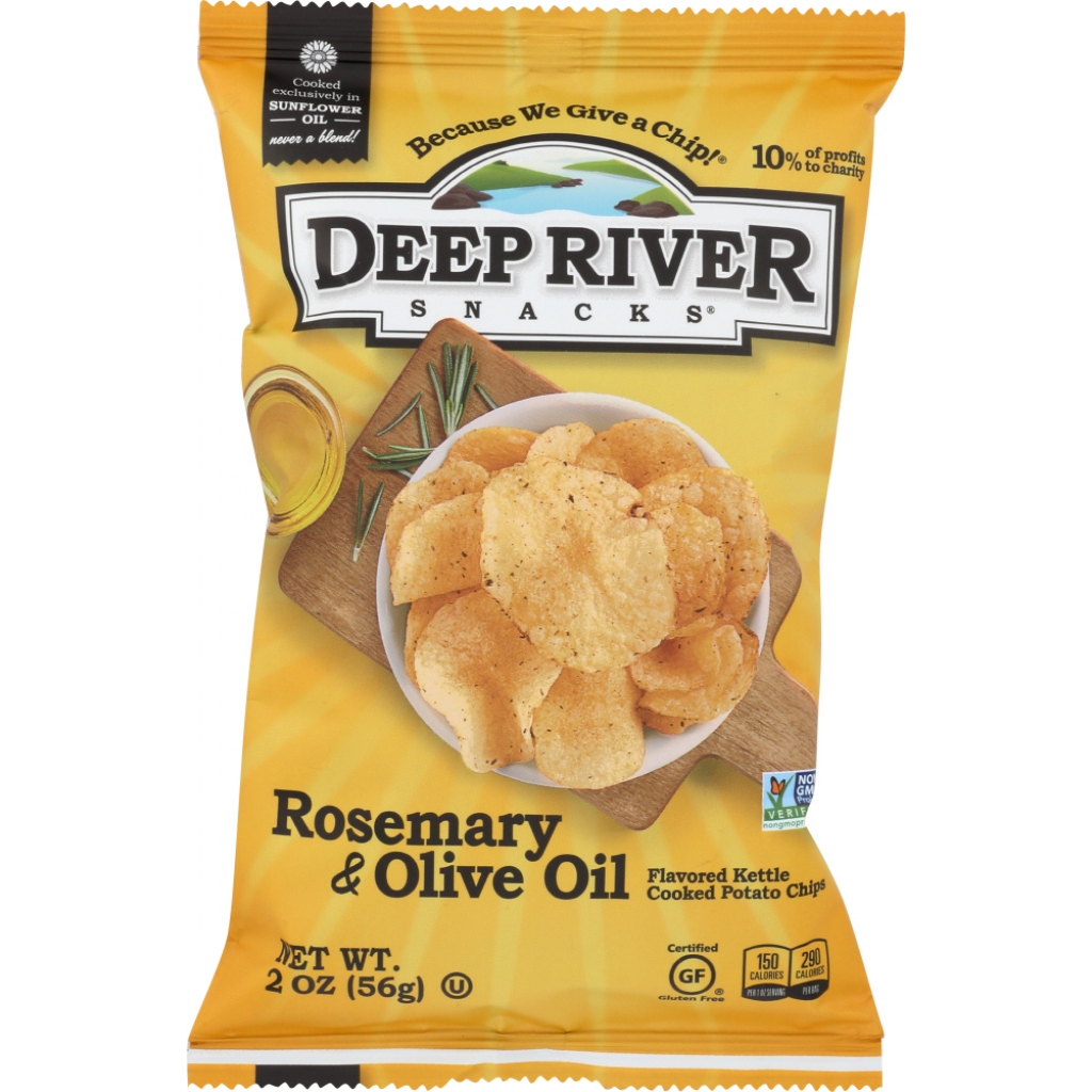 Rosemary & Olive Oil Kettle-Cooked Potato Chips, 2 oz