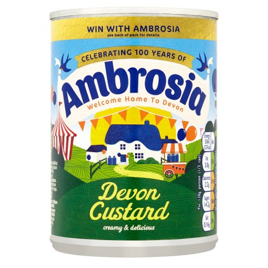 Authentic Devon Custard, 14.1 oz - Traditional Dessert Delight