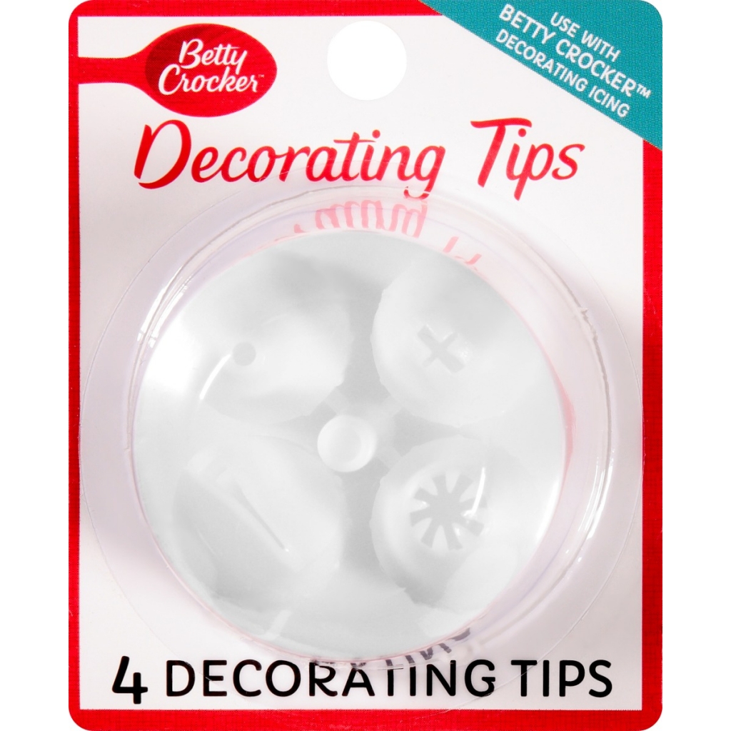 Betty Crocker Decorating Tips, 4 Count