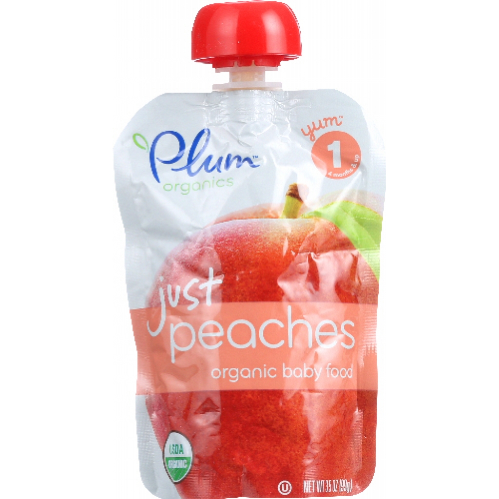 Baby Puree Just Fruit Peach Organic - 3.5 oz