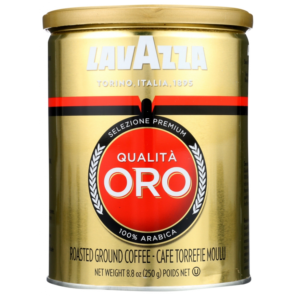 Qualita Oro Roasted Ground Coffee Can