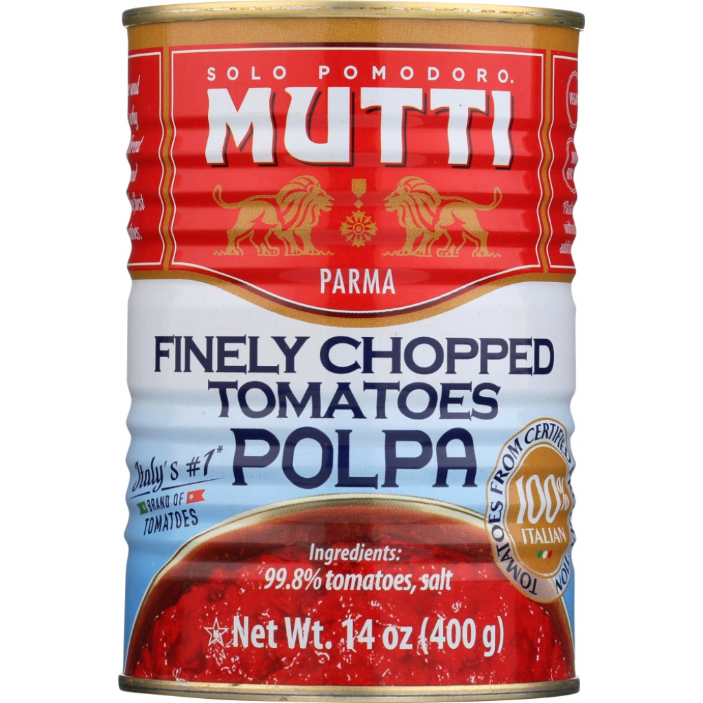 Finely Chopped Tomatoes Polpa – 14 oz