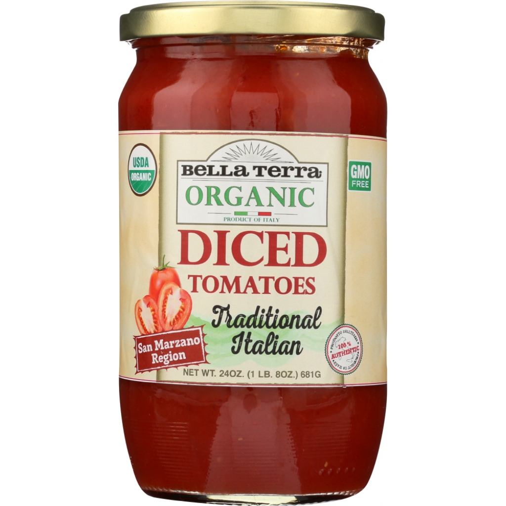 Diced Organic Tomatoes - 24 oz