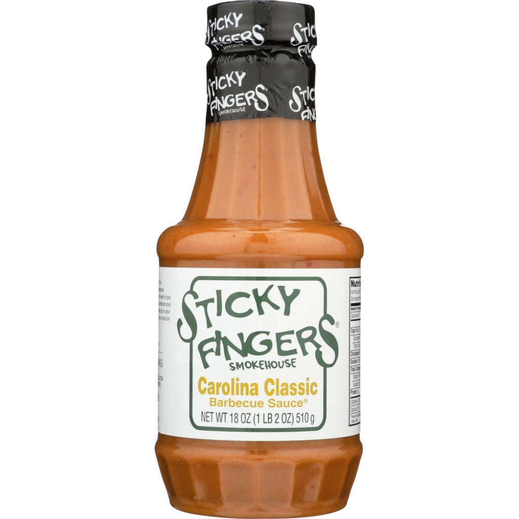 Sticky Fingers Carolina Classic Barbecue Sauce - 18 oz