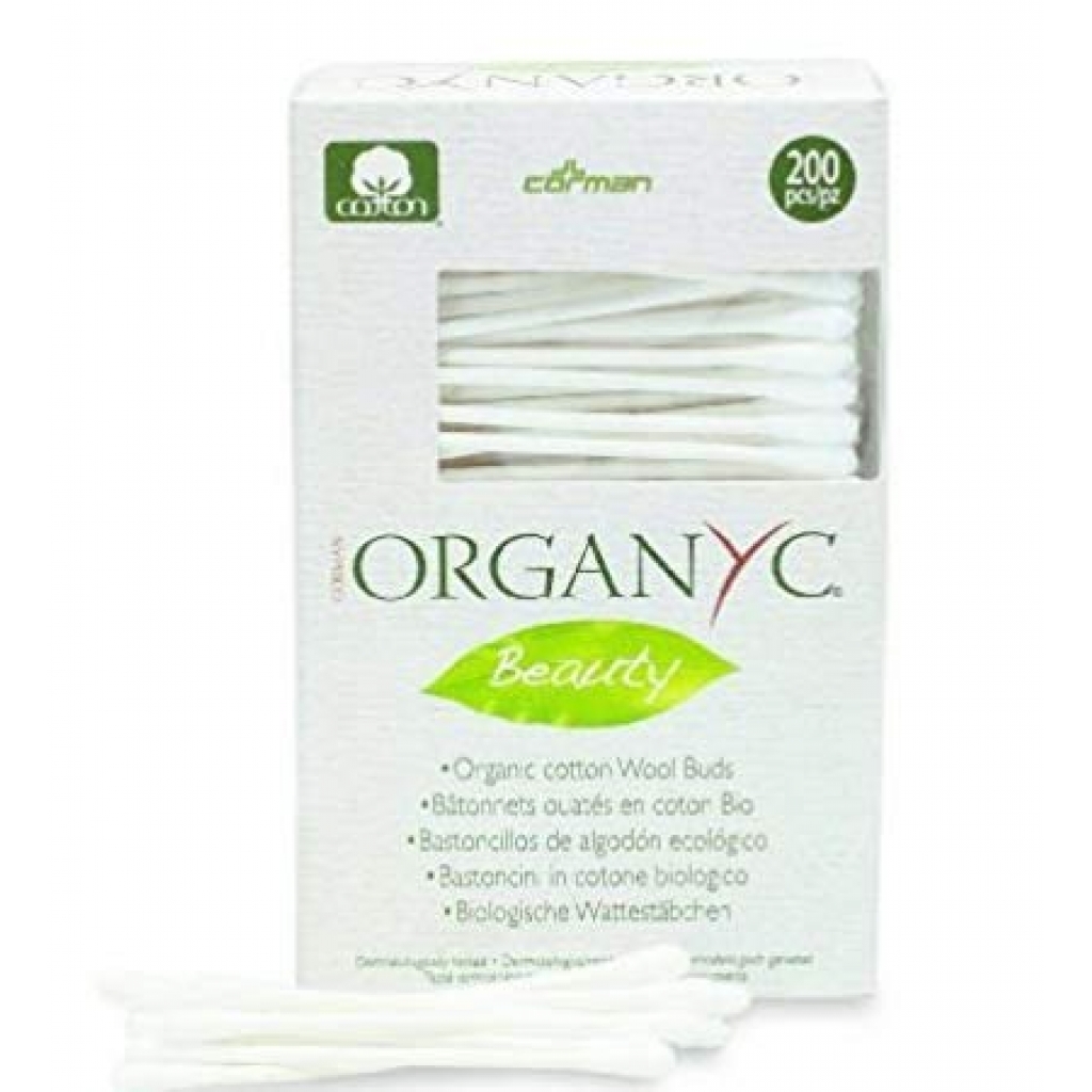 Organic Cotton Swabs, 200 Count