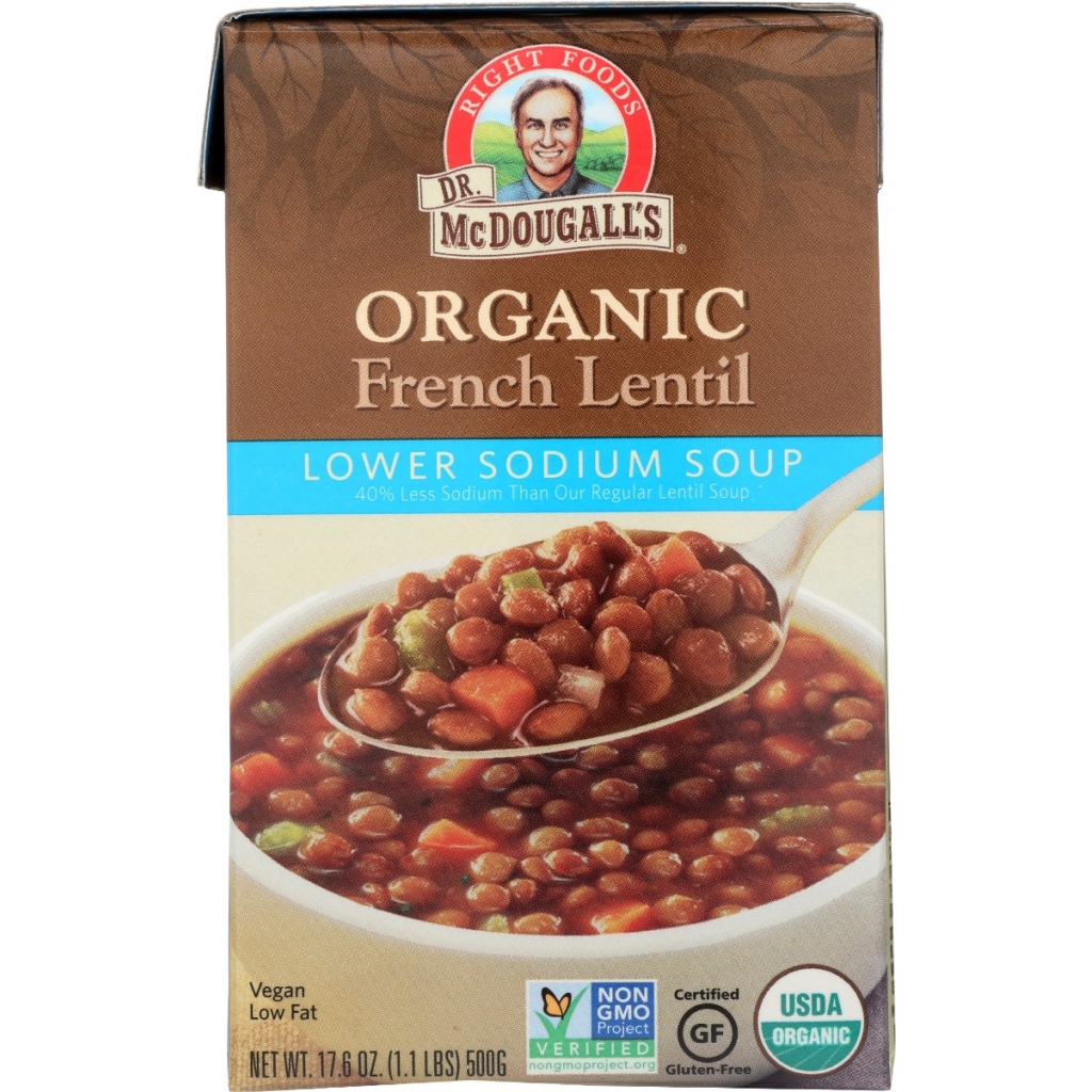 Low Sodium French Lentil Soup, 17.6 oz