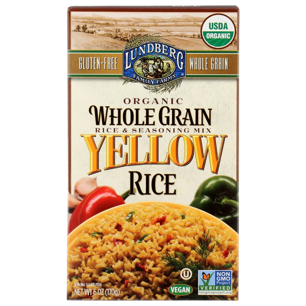 Organic Whole Grain Yellow Rice Mix - 6 oz