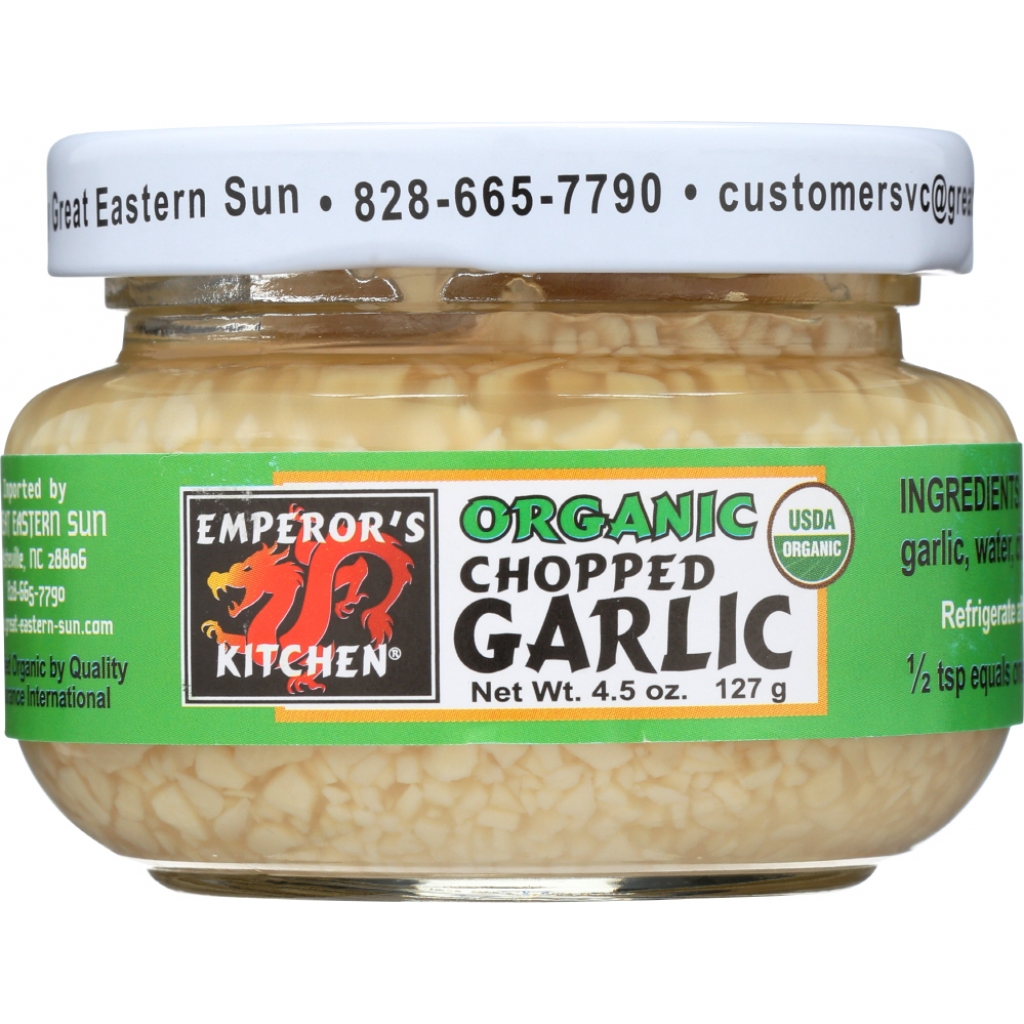 Organic Chopped Garlic - Convenient Flavoring