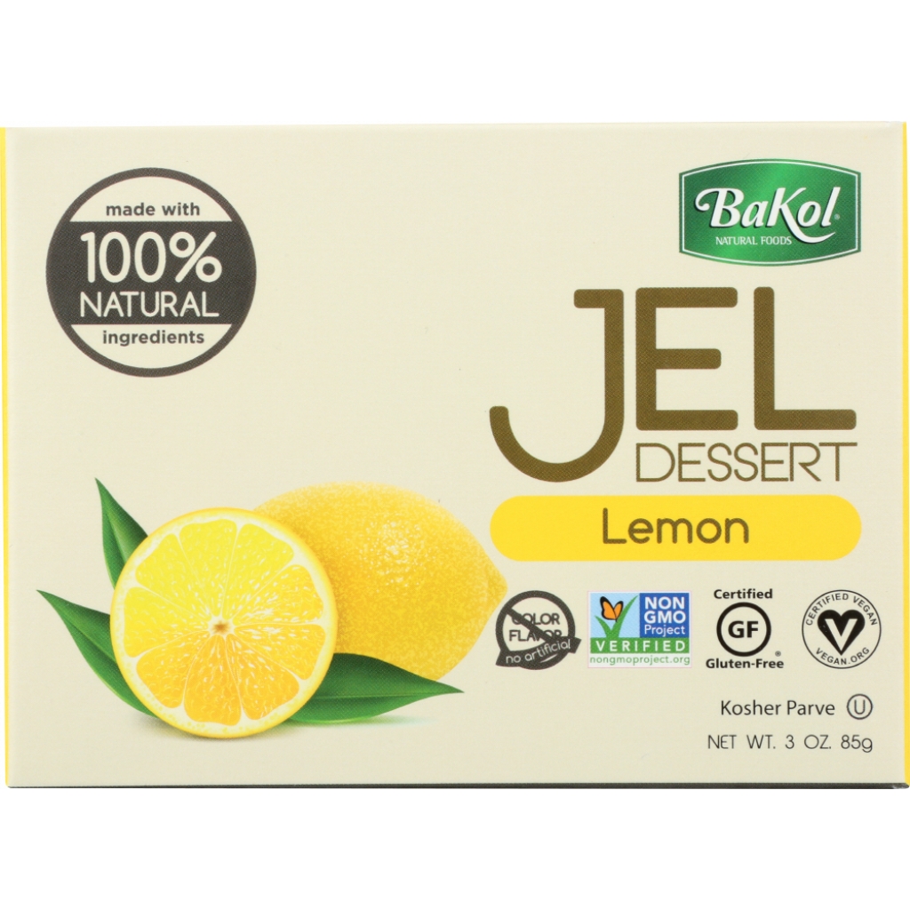 All-Natural Lemon Jel Dessert, 3 oz