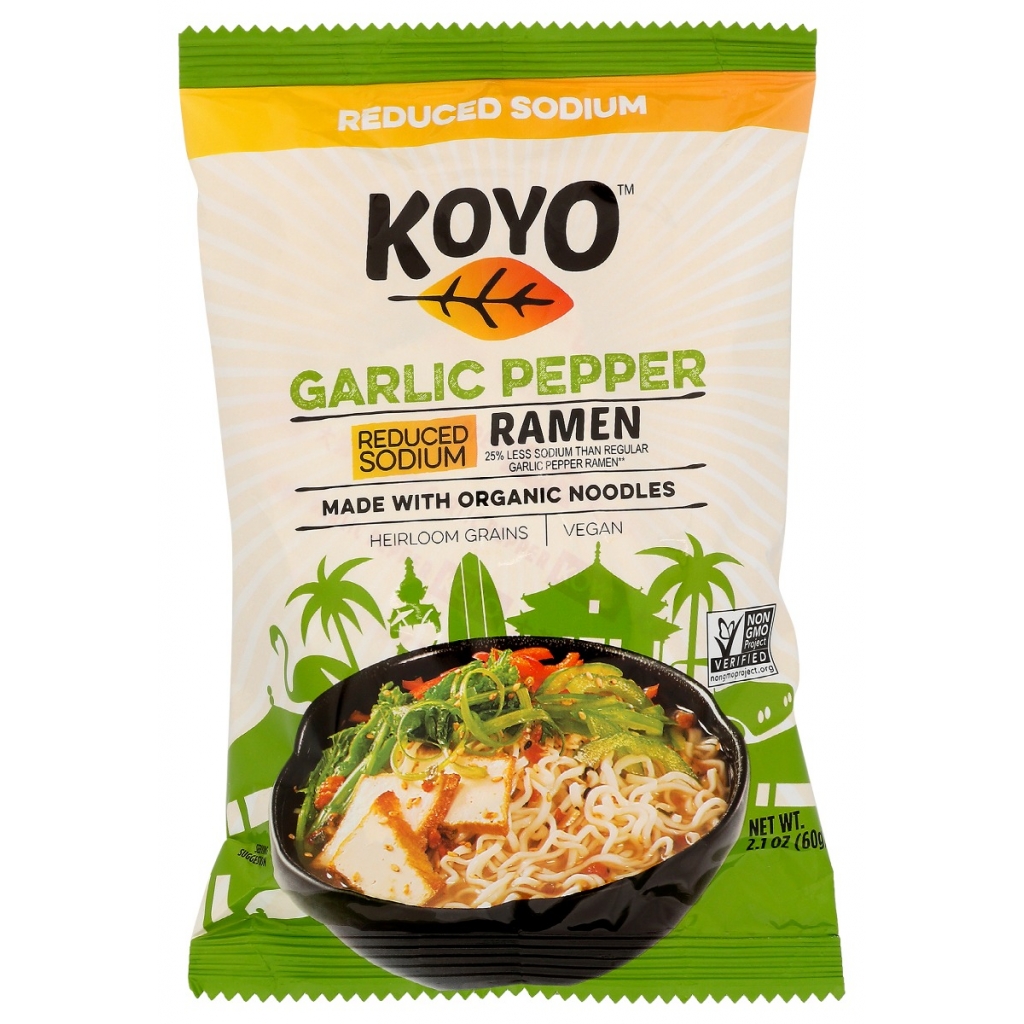 Reduced Sodium Garlic Pepper Ramen, 2 oz