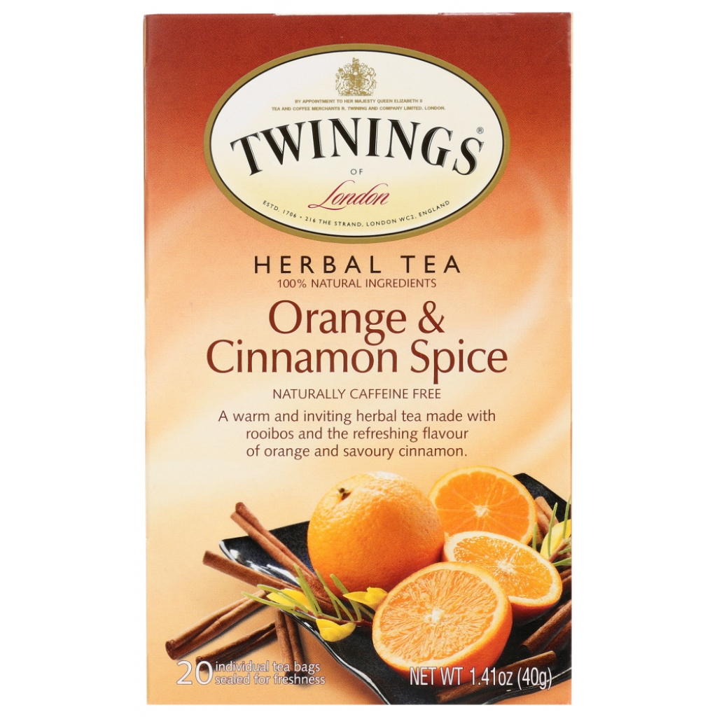 Orange & Cinnamon Spice Herbal Tea - 20 Bags