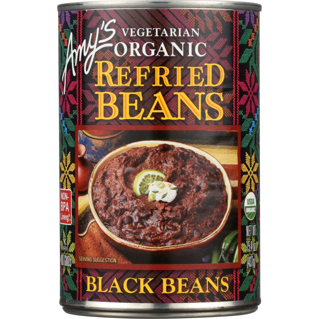 Organic Vegetarian Refried Black Beans