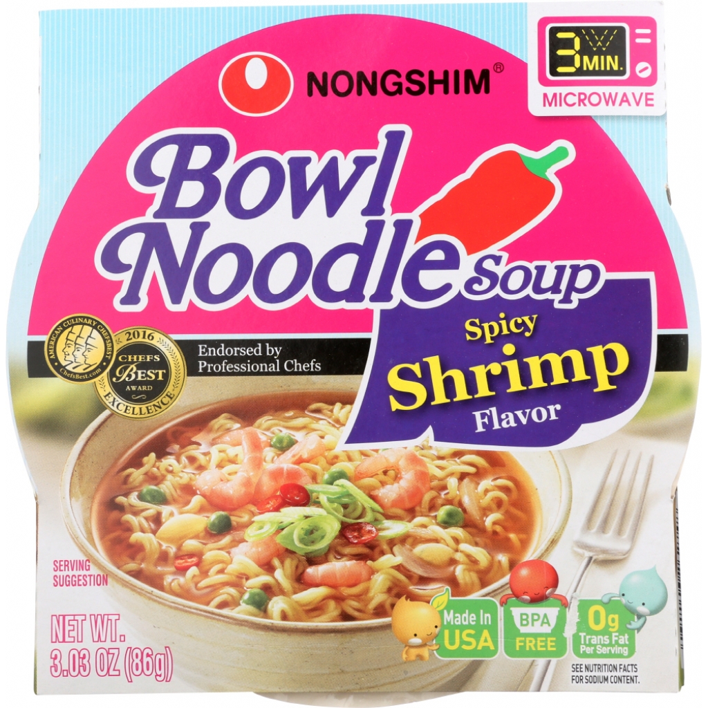 Spicy Shrimp Noodle Soup Bowl, 3.03 oz