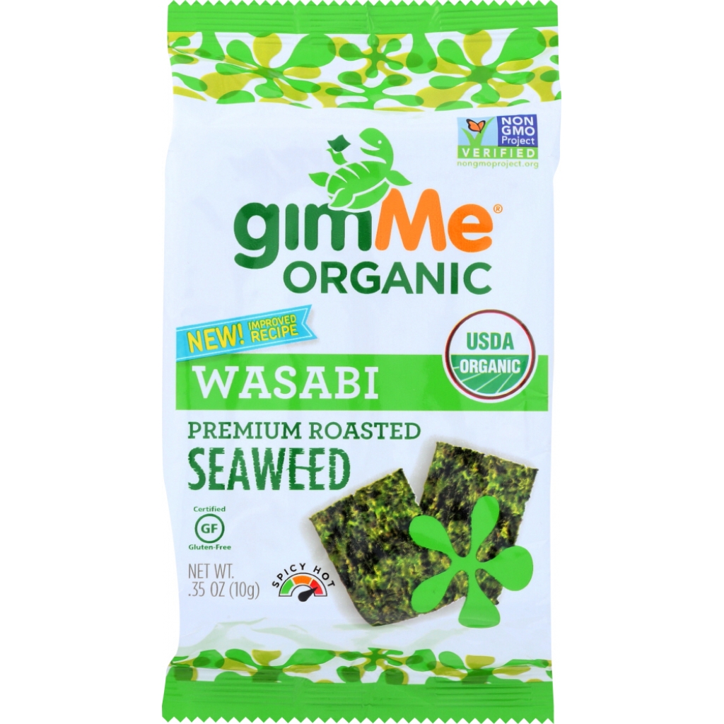 Wasabi Roasted Seaweed Snacks, 0.35 oz