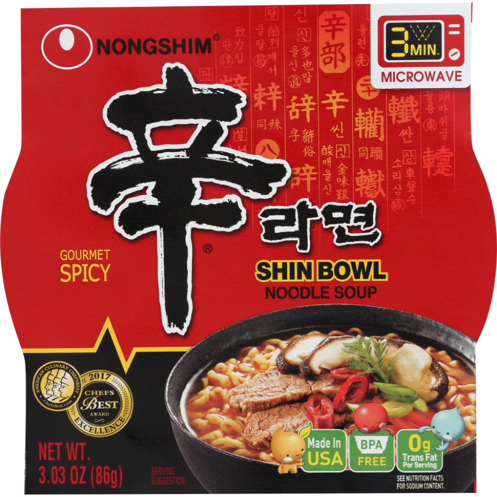 Shin Gourmet Bowl Noodle - Spicy Flavor