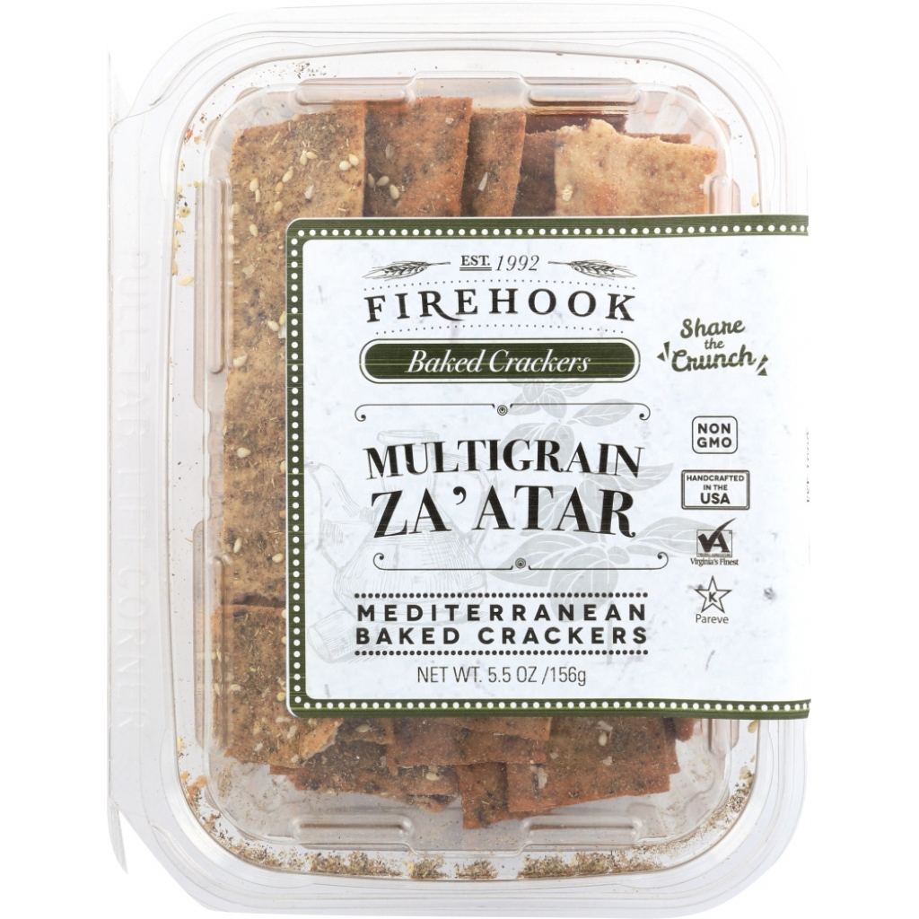 Multigrain Zaatar Organic Crackers - Perfect Pairing Snack