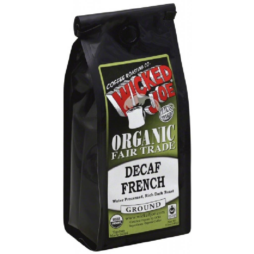 Organic Ground Dark Roast French Decaf Coffee - 12 oz