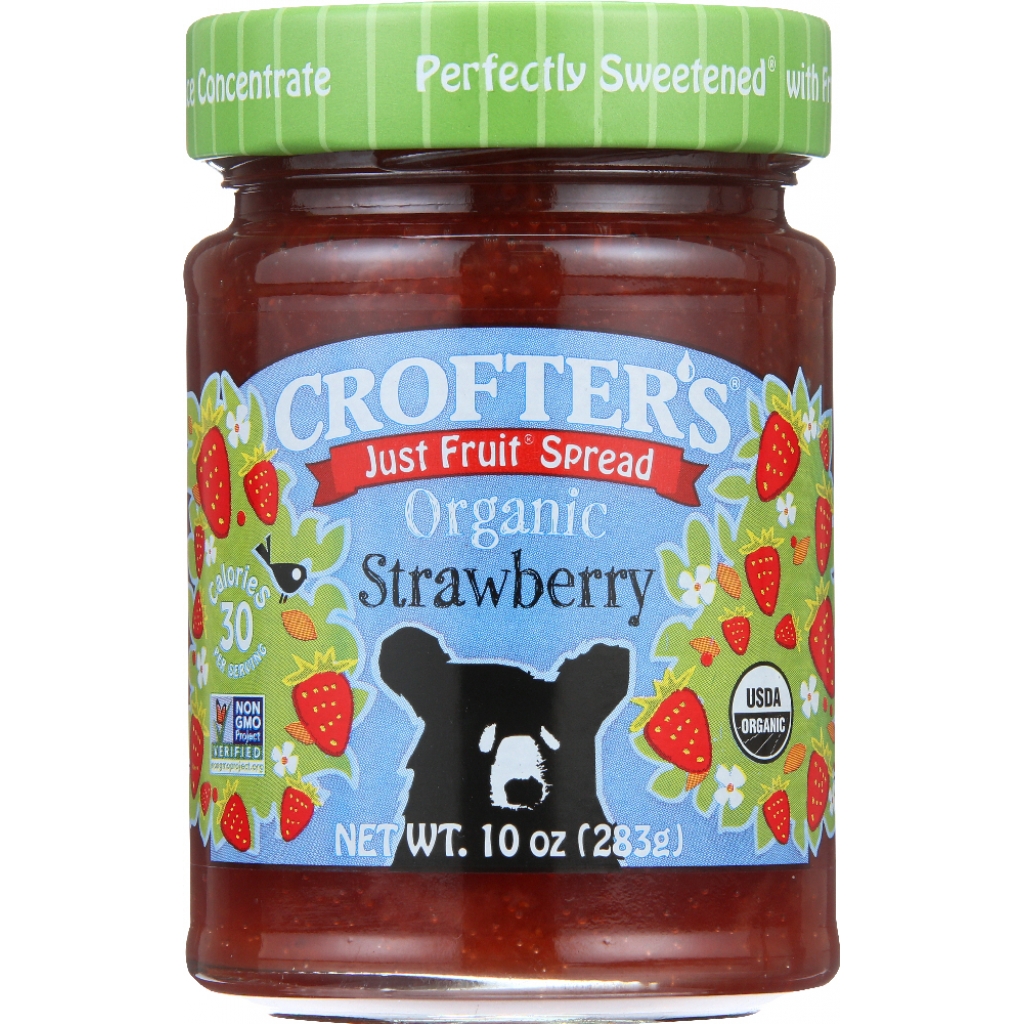 Organic Strawberry Fruit Spread, 10 oz