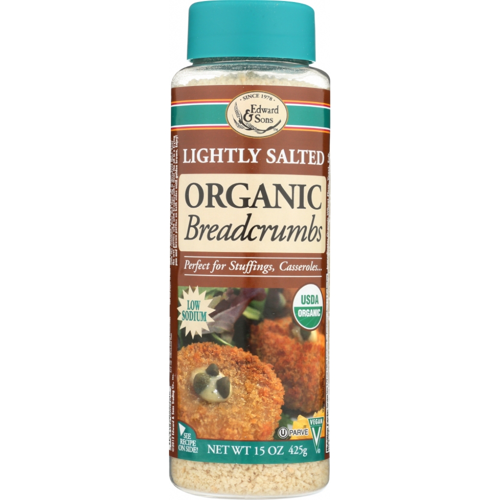 Organic Lightly Salted Bread Crumbs – 15 oz