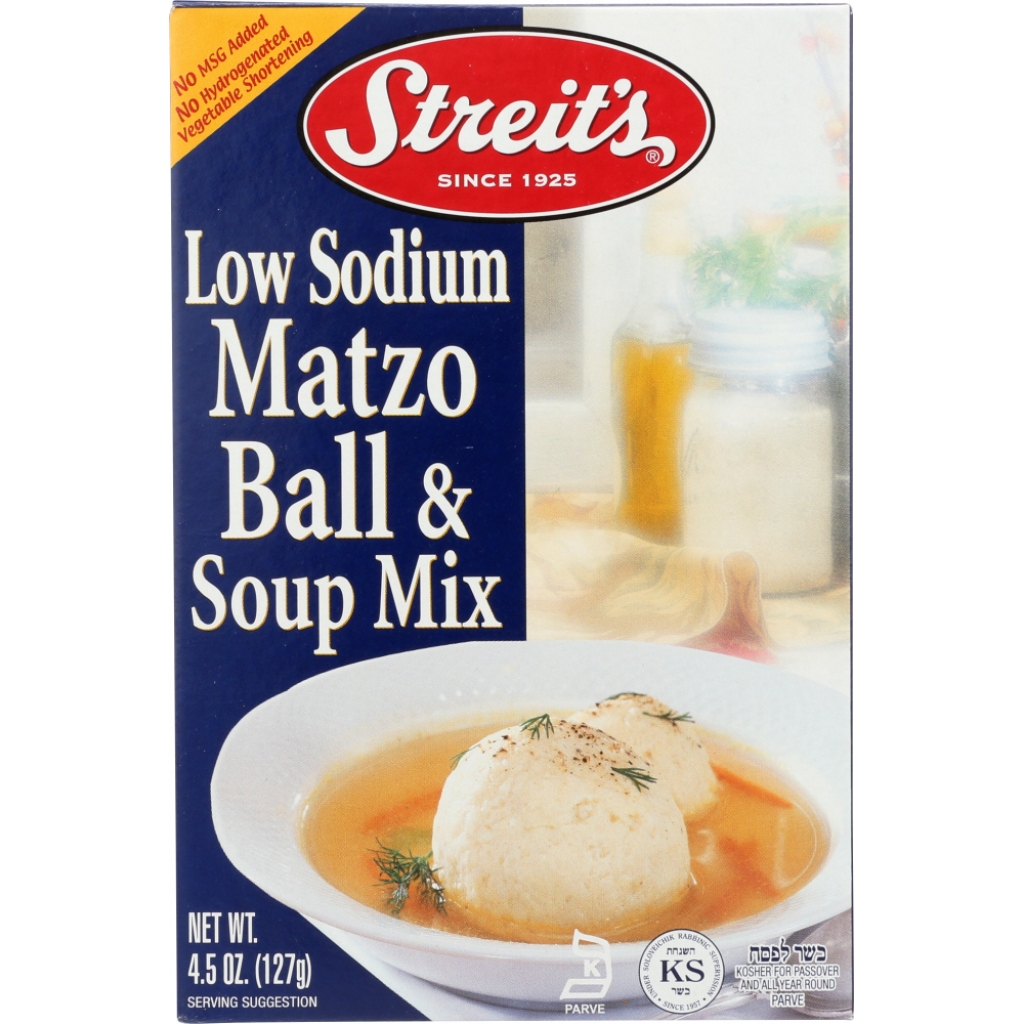 Streits Low Sodium Matzo Ball Soup - 4.5 oz