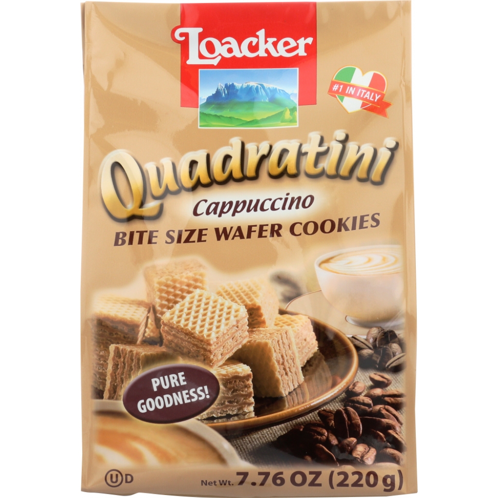 Quadratini Cappuccino Wafer - 220g (7.76 oz)