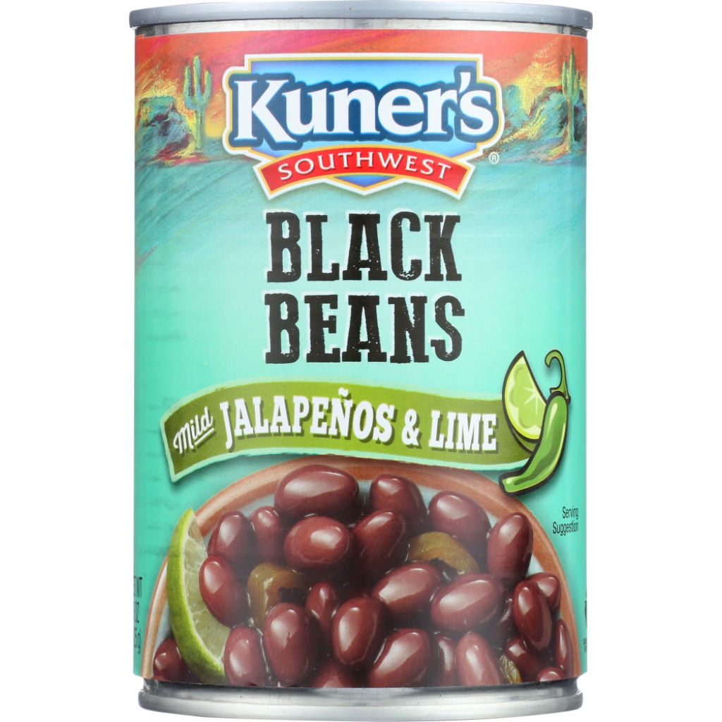 Southwest Jalapeno Black Beans with Lime - 15 oz