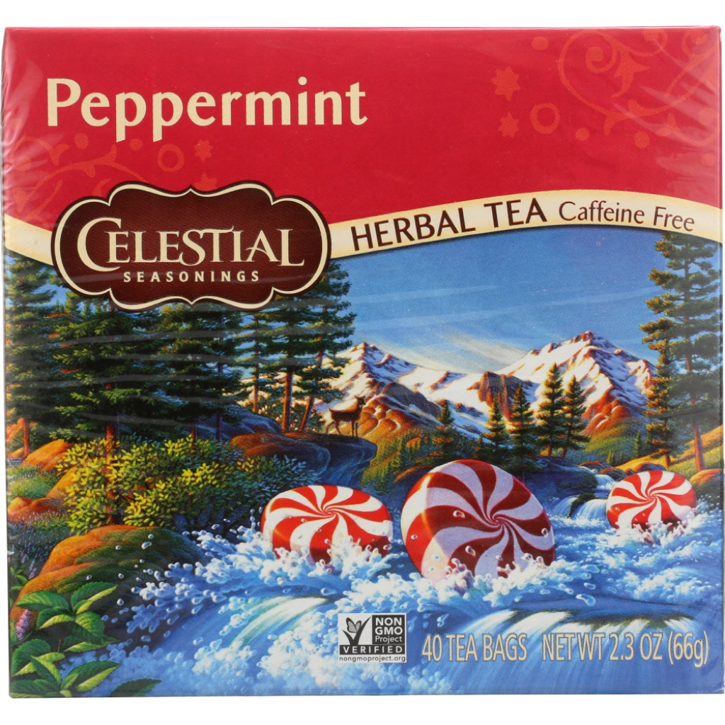 Organic Peppermint Herbal Tea - 40 Bags