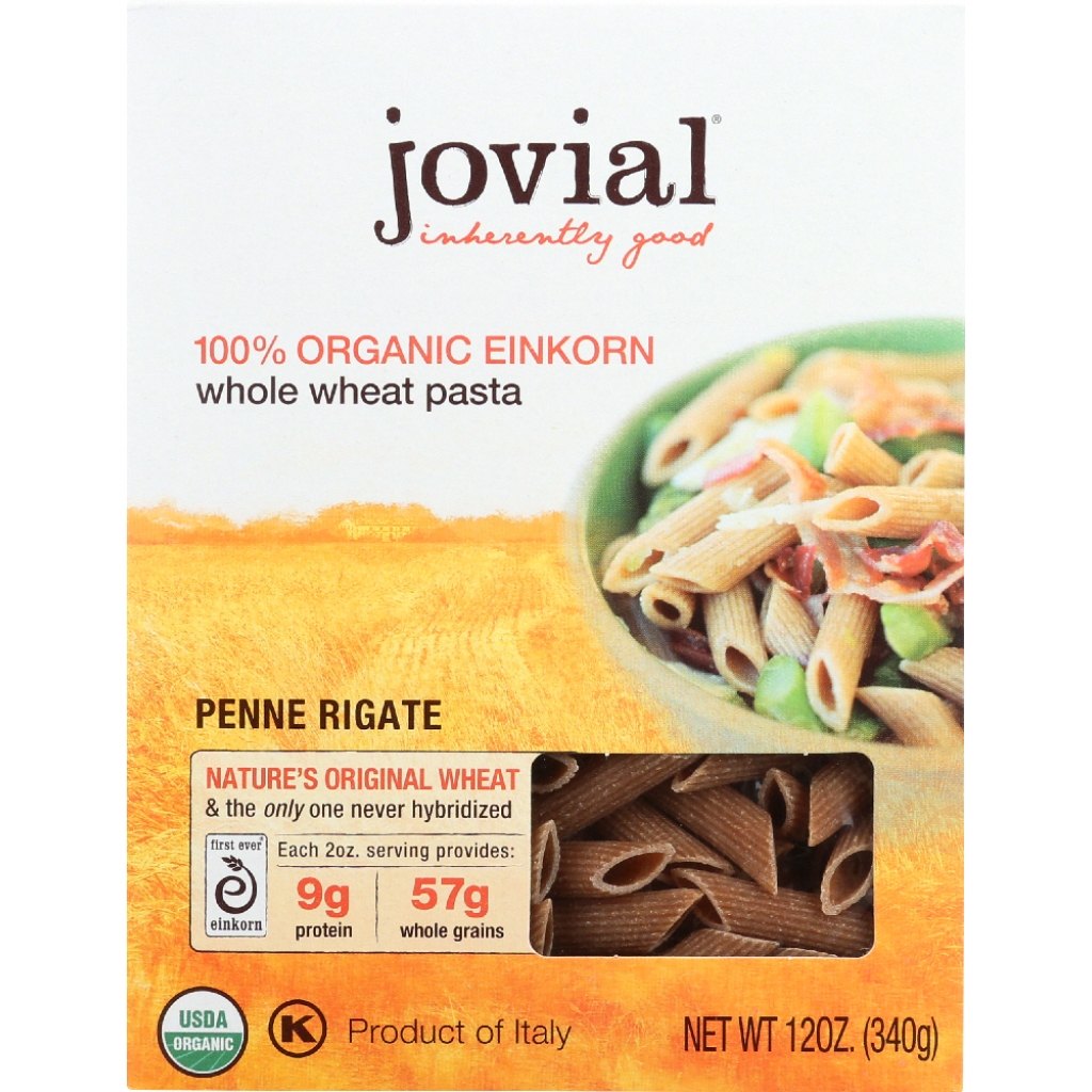 Organic Einkorn Whole Wheat Penne Pasta - 12 oz