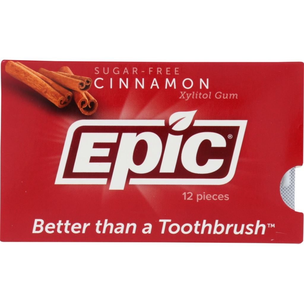 Cinnamon Xylitol Gum - 12 Pieces