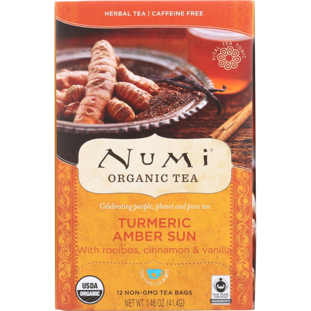 Turmeric Amber Sun Tea Bags (12 Bags)