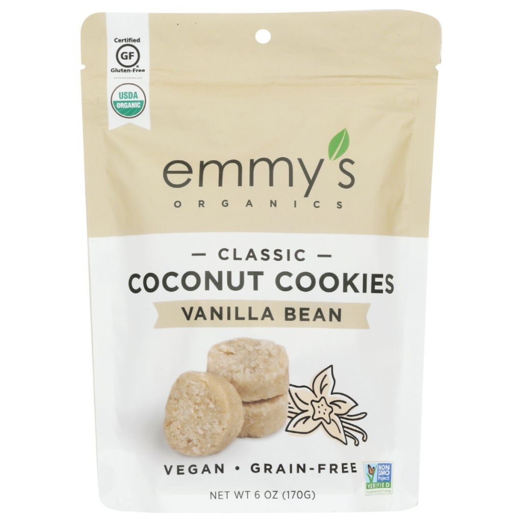 Emmy's Organics Vanilla Bean Coconut Cookies