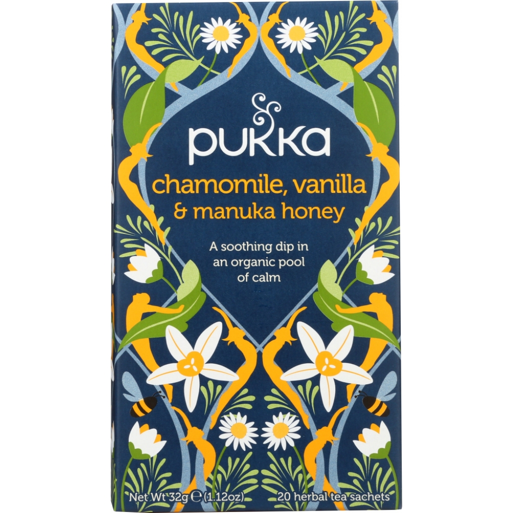 Chamomile Vanilla & Manuka Honey Herbal Tea, 20 Bags