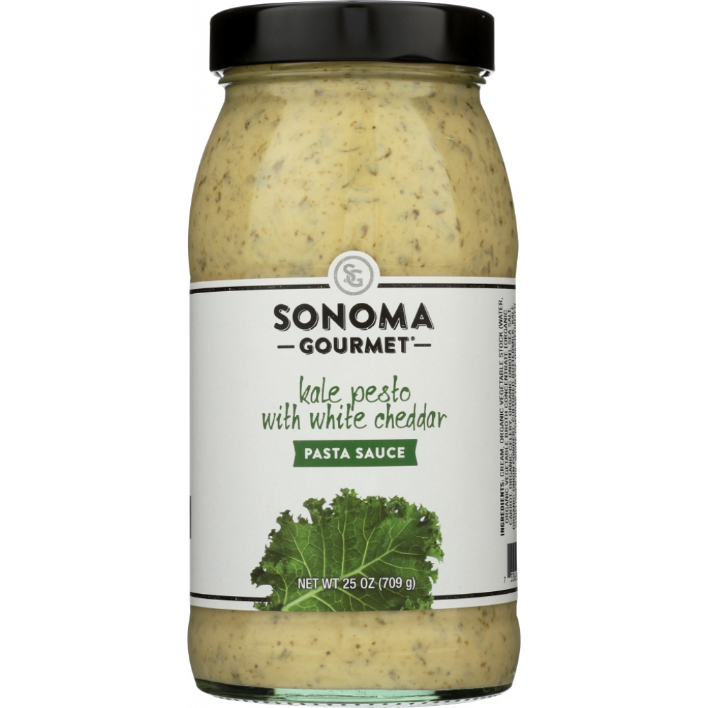 Kale & White Cheddar Pesto Pasta Sauce - 25 oz