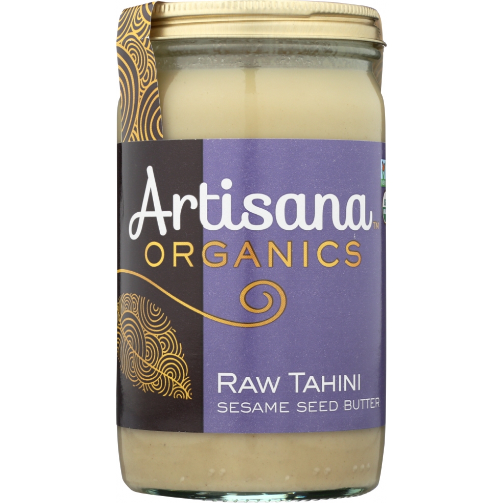 Raw Organic Tahini Sesame Seed Butter - 14 oz