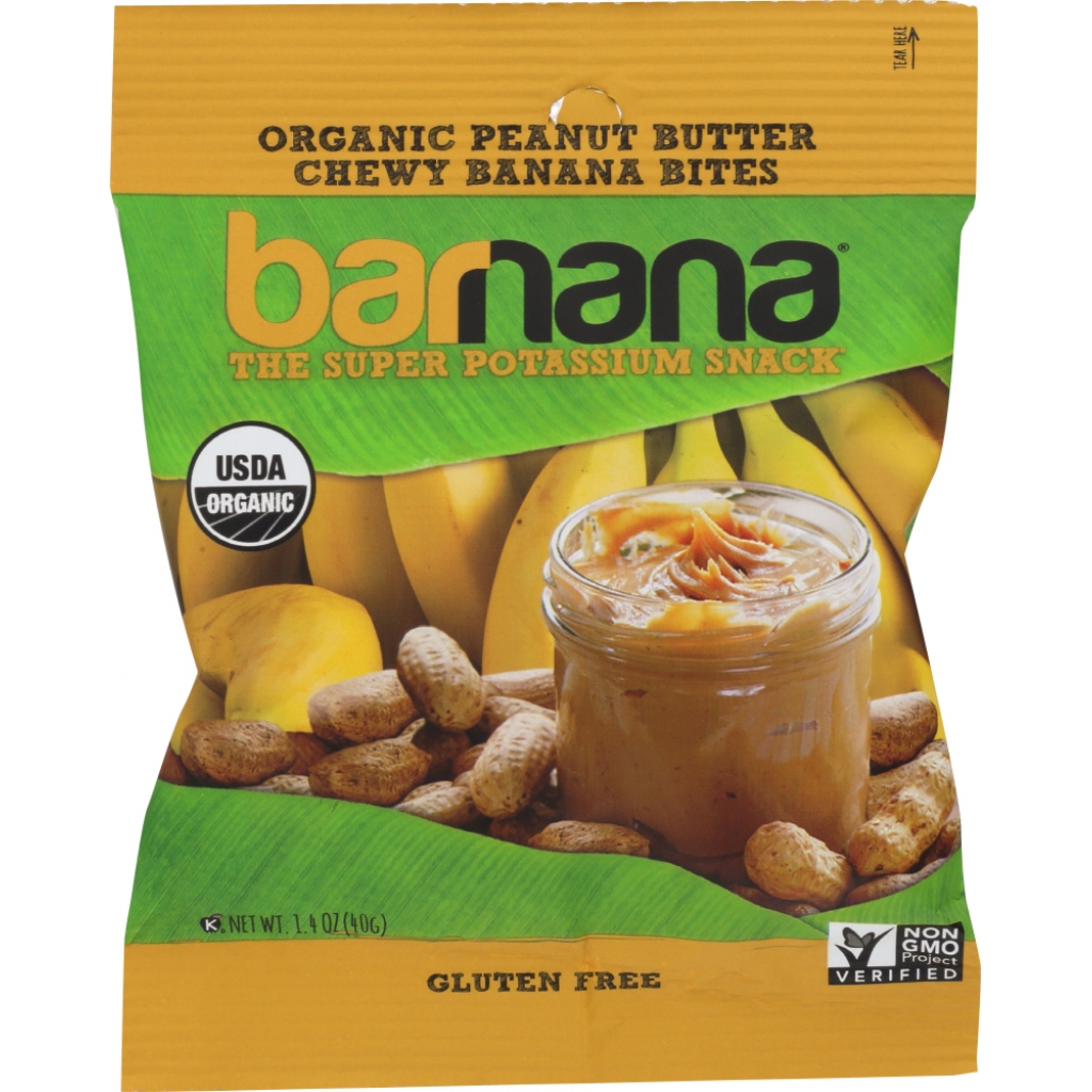 Organic Peanut Butter Chewy Banana Bites - 1.4 oz