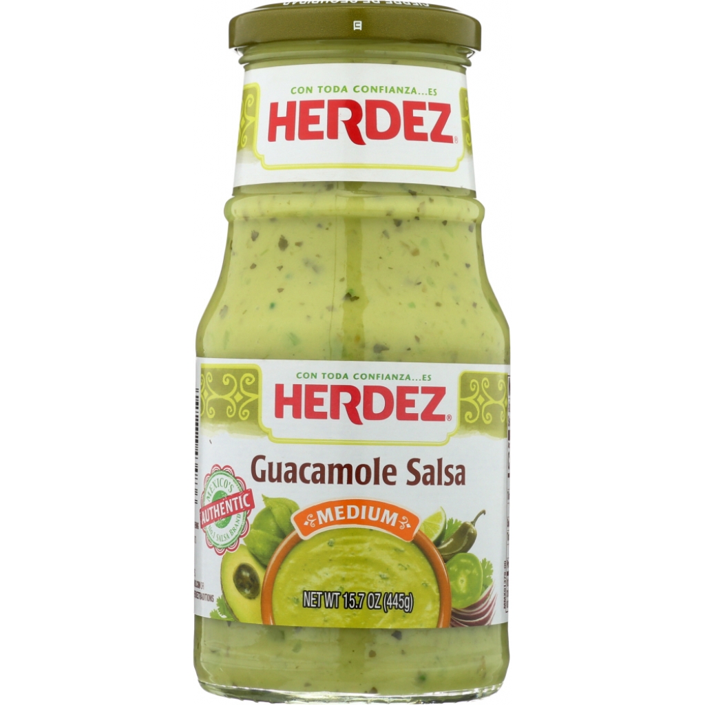 HERDEZ Guacamole Salsa Medium - 15.7 oz