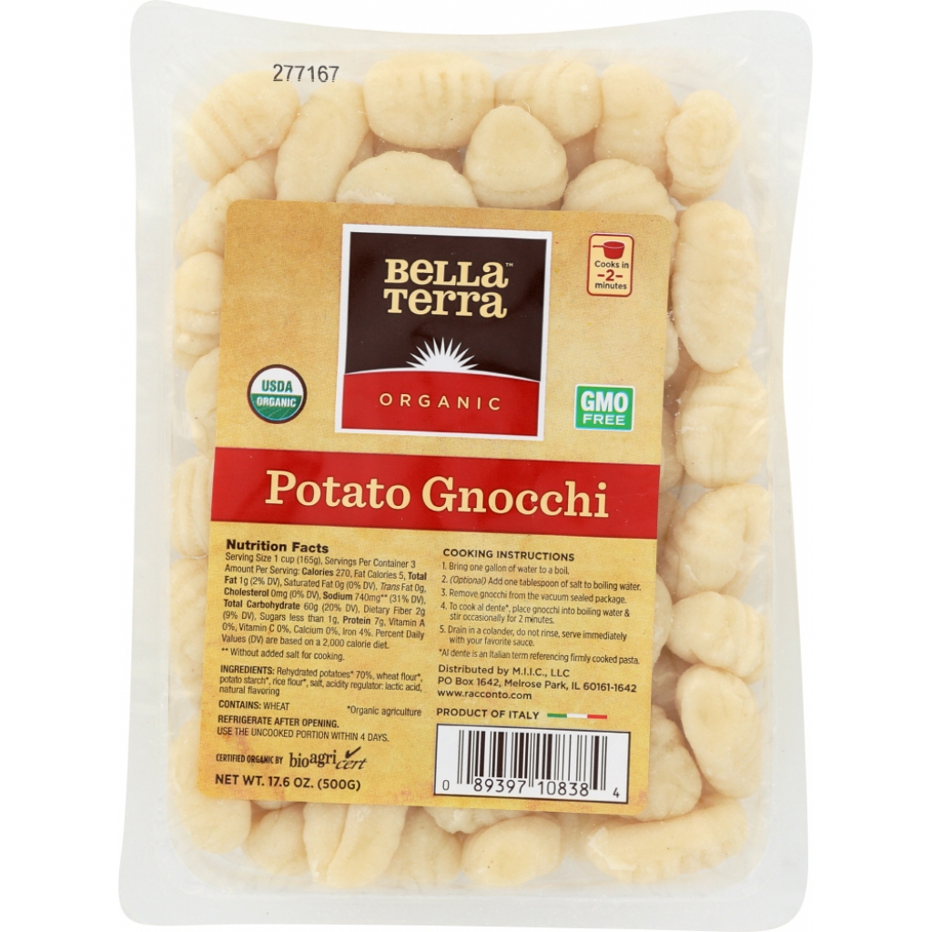 Bella Terra Organic Potato Gnocchi - 17.6 oz