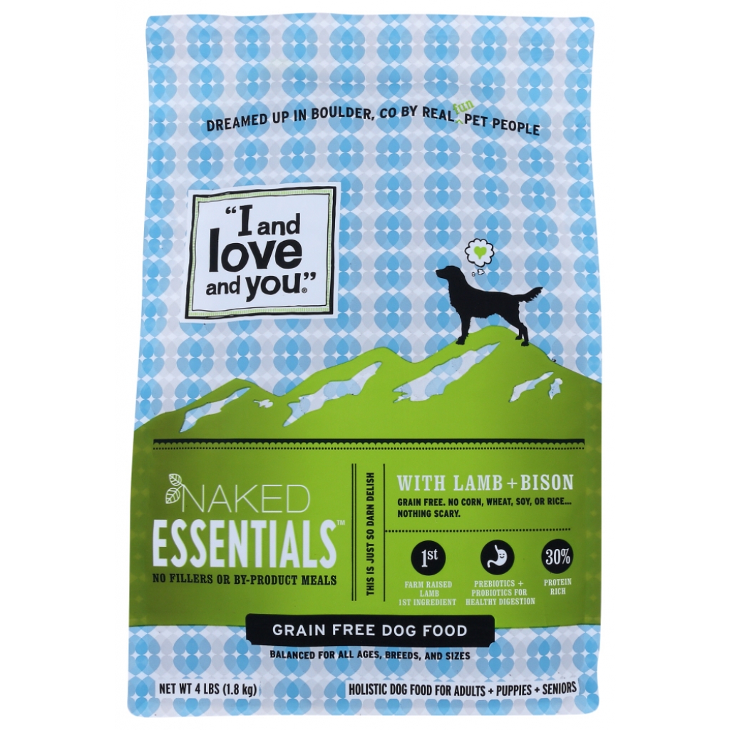 Naked Essentials Lamb & Bison Dog Food, 4 lb