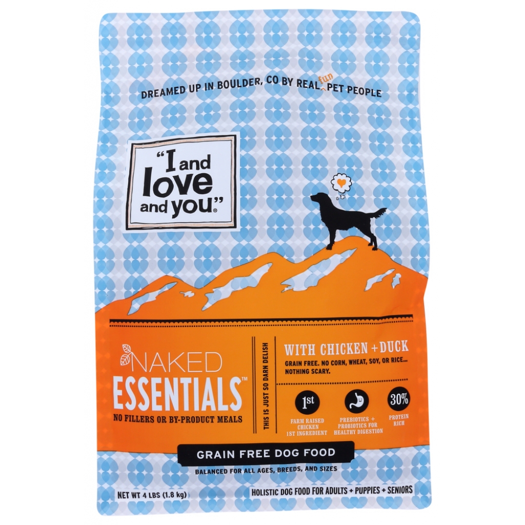 Naked Essentials Chicken & Duck Dog Food, 4 lb