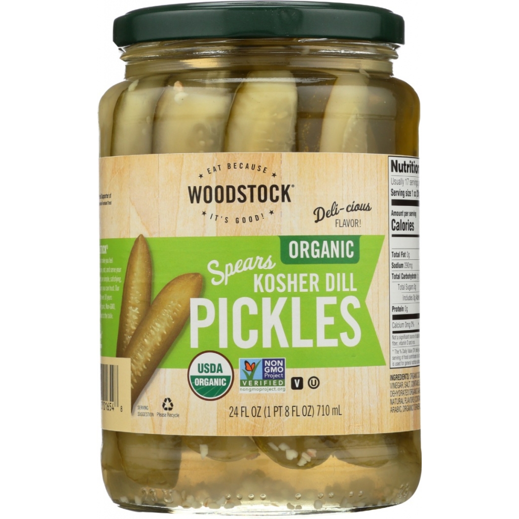 Organic Dill Pickles - Crunchy Goodness