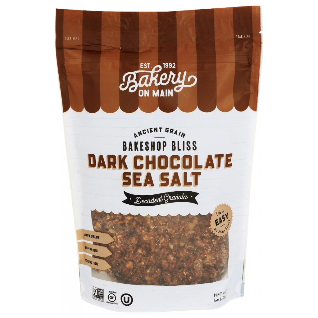 Dark Chocolate Sea Salt 'Grain-ola', 11 oz - Healthy Crunch