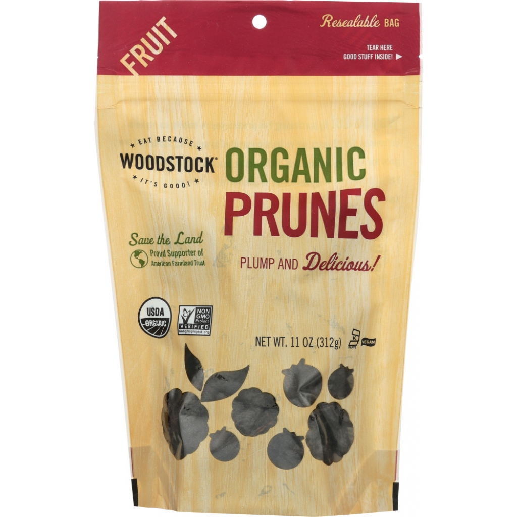 Organic Prunes, Deliciously Sweet, 11 oz