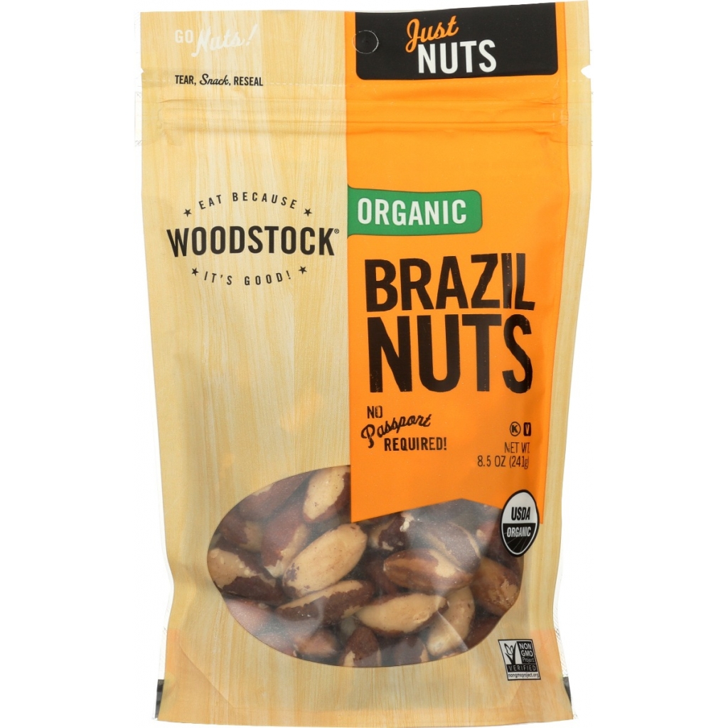 Organic Brazil Nuts, 8.5 oz