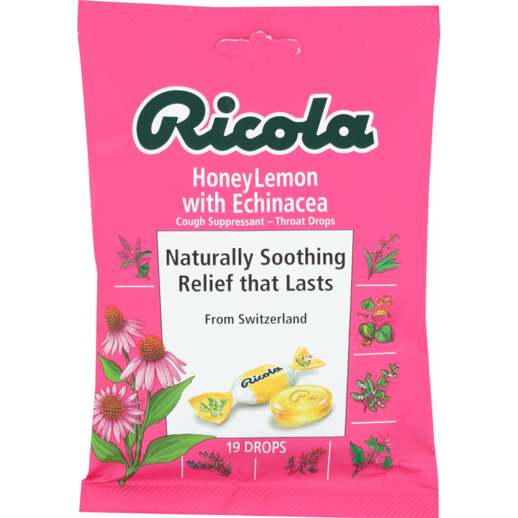 Honey Lemon with Echinacea Cough Drops - 19 pc