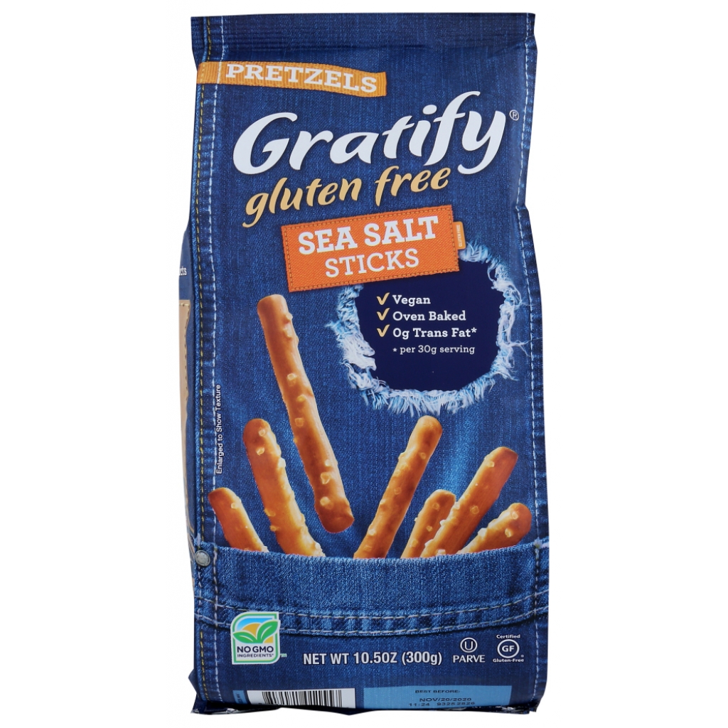 Gluten Free Pretzel Sticks, 10.5 oz