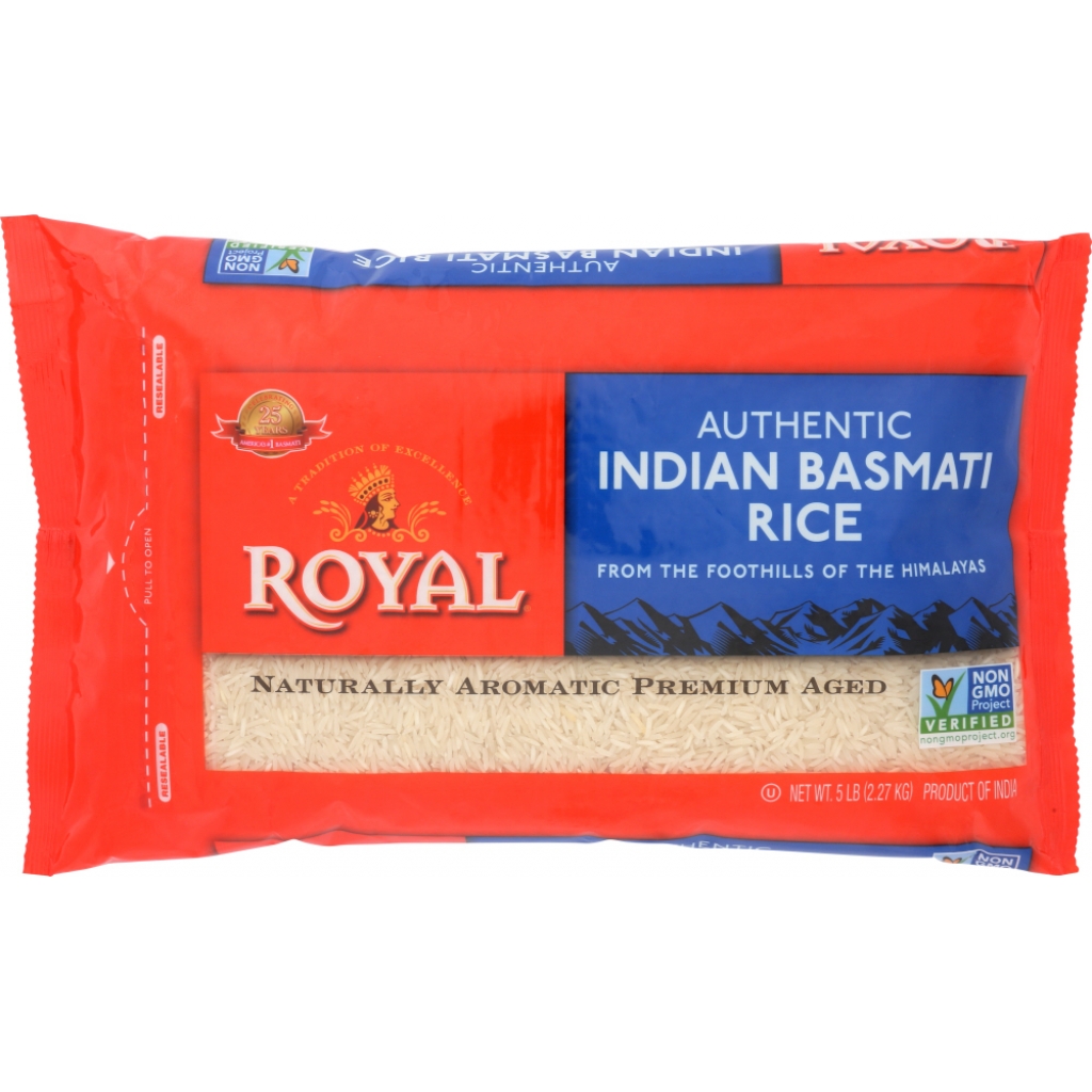 Authentic Basmati Rice Poly Pillow Pack - 5 lb