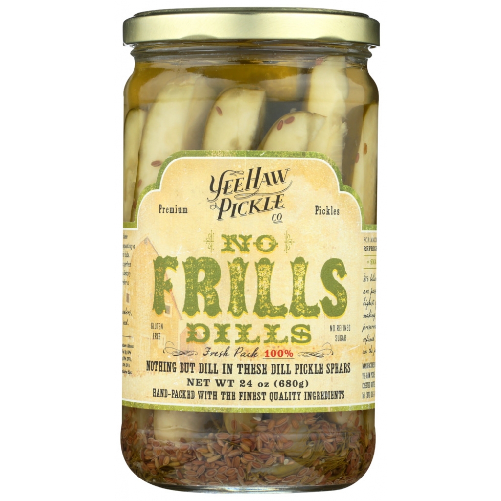 No Frills Dill Pickles, 24 oz